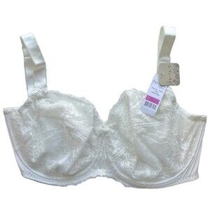NWT Parfait by Affinitas Sophia Unlined Bra sz 32JJ UK / 32N US * Pearl White